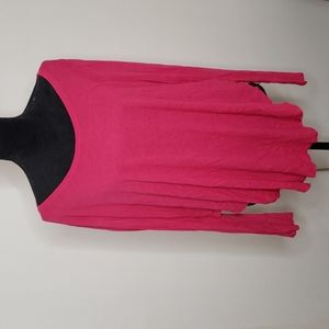 Chelsea sky long sleeve blouse 👚 XL rose